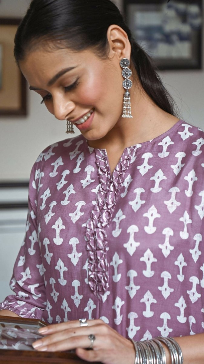 Aayaa Pure Muslin printed Multi Co-Ord Set - Multi Color