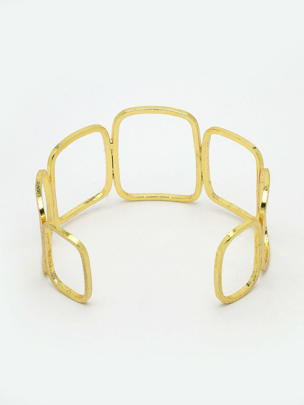 NVR Women Gold-Polished Western Cuff Bracelet