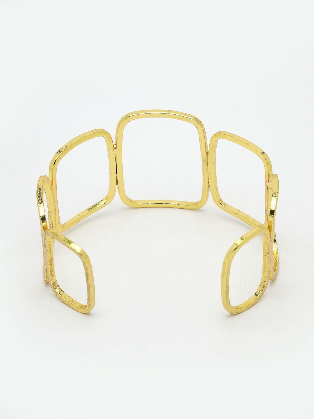 NVR Women Gold-Polished Western Cuff Bracelet