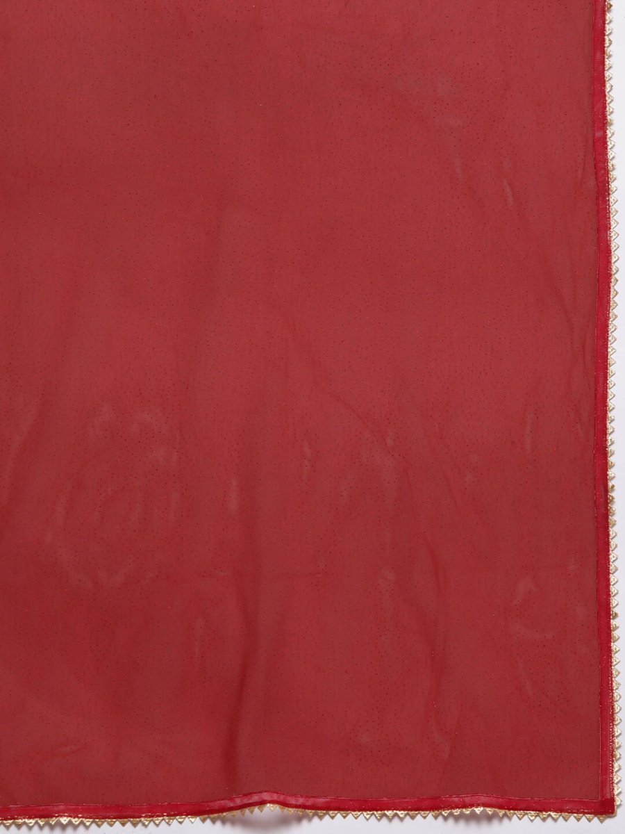 Ahalyaa Women's Traditional wear Kurta Set - Red