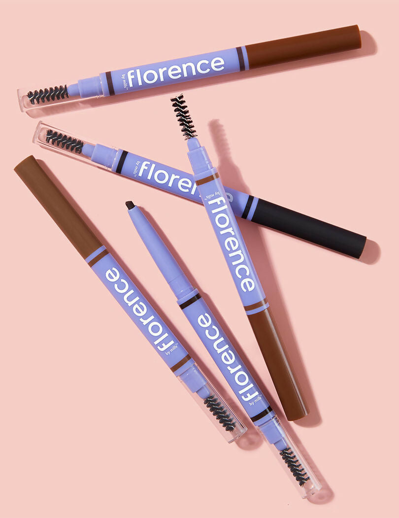 Florence by Mills Tint N Tame Eyebrow Pencil - Dark Brown
