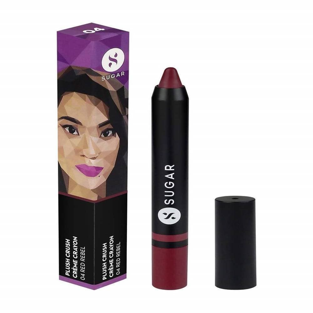 Sugar Plush Crush Creme Crayon - Red Rebel (Blue toned Red)