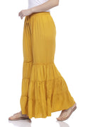 Mominos Fashion Reyon Cotton Mustard Palazzo