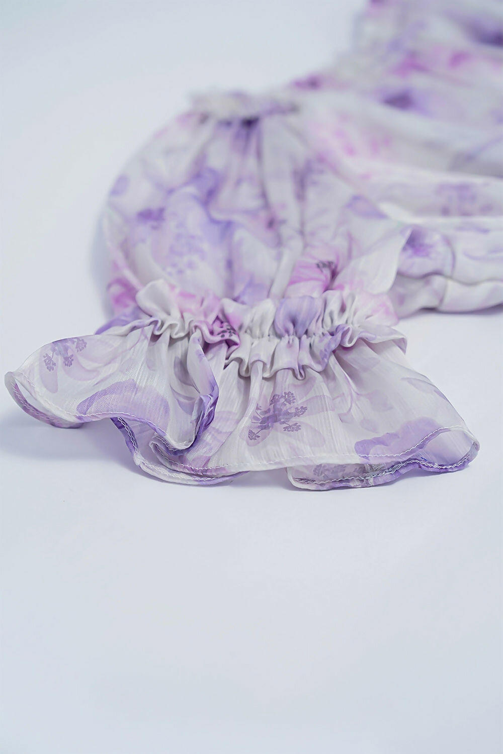 LH Luxury Fashion Kiara Petal Glow Dress – Elegant Lilac Floral Dress for Girls