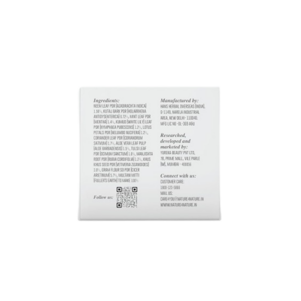 Nature4Nature De-Tan Face Pack For Glowing Skin