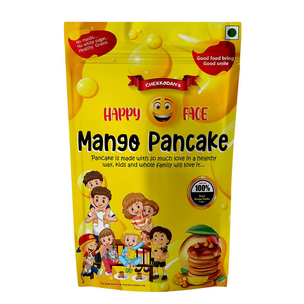 Happy Face Ready to Eat Pancake Powder For Kids with No Preservative & Gluten Free