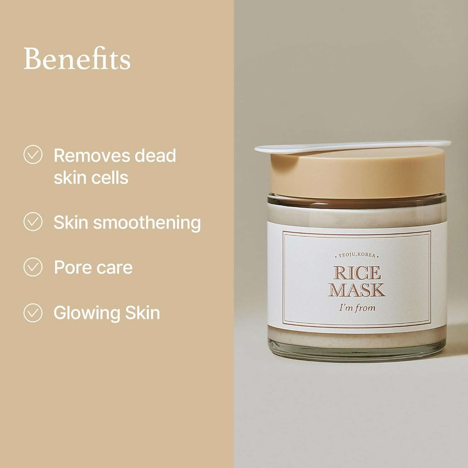 I'm From Korea Rice Mask