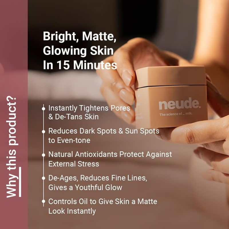 Neude FaceTime Instant Brightening Facial Face Mask