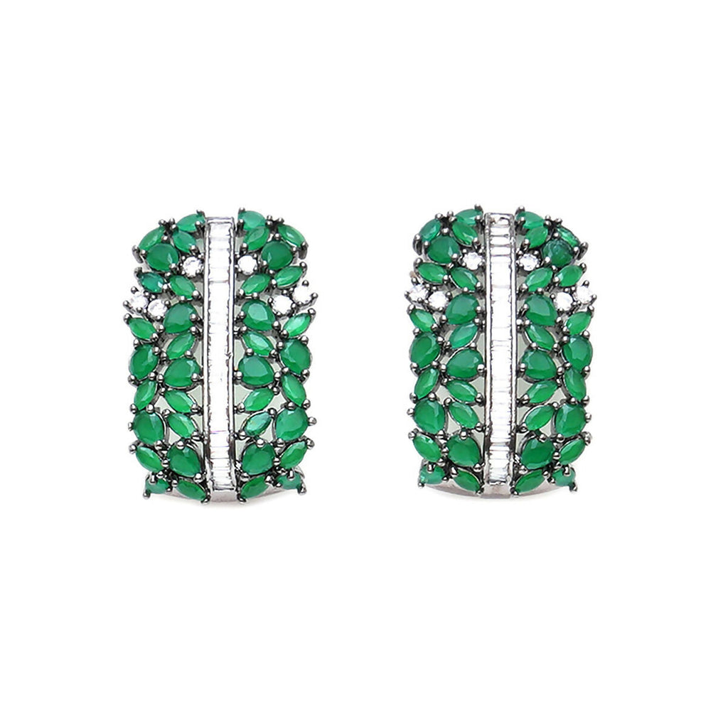 Jade Oversized Half Loops- Ruby Raang