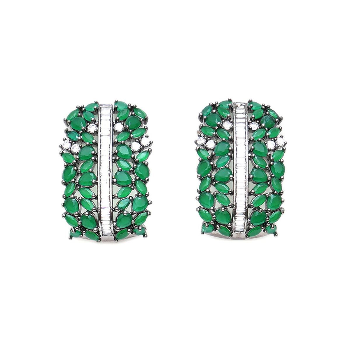 Jade Oversized Half Loops- Ruby Raang