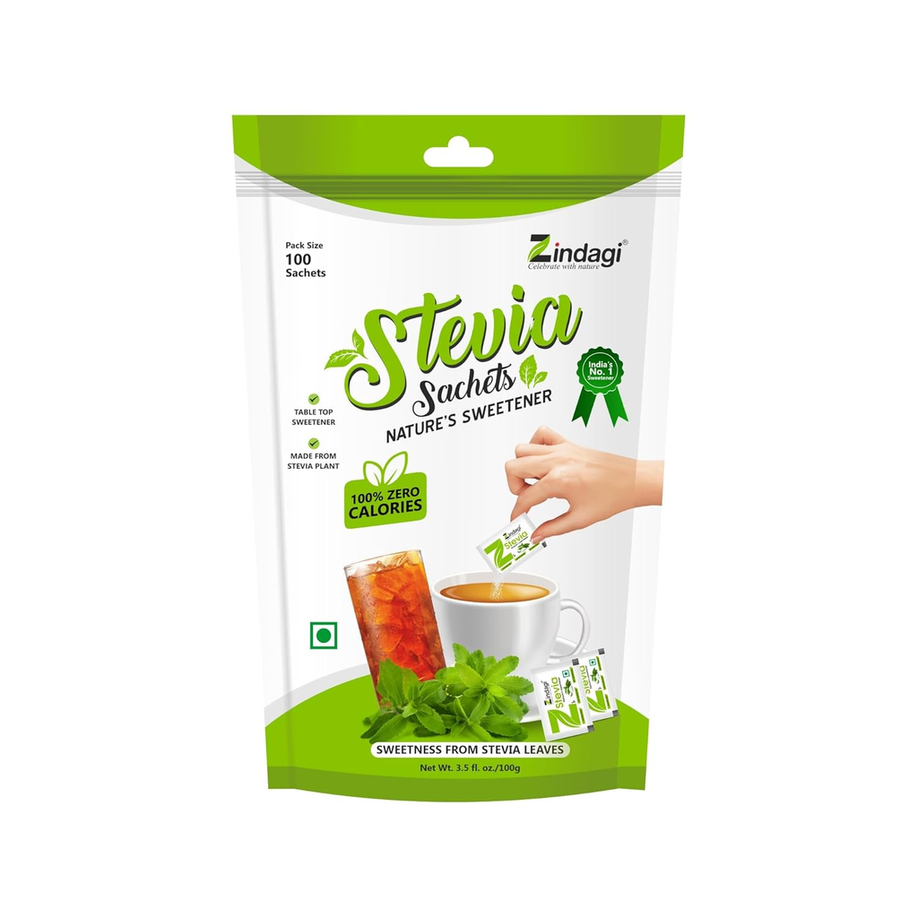 Zindagi Stevia Nature's Sweetener Sachets