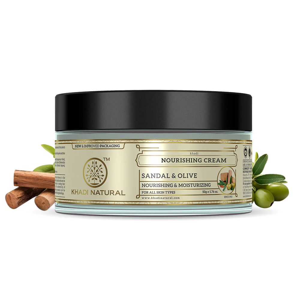 Khadi Natural Sandal & Olive Face Nourishing Cream