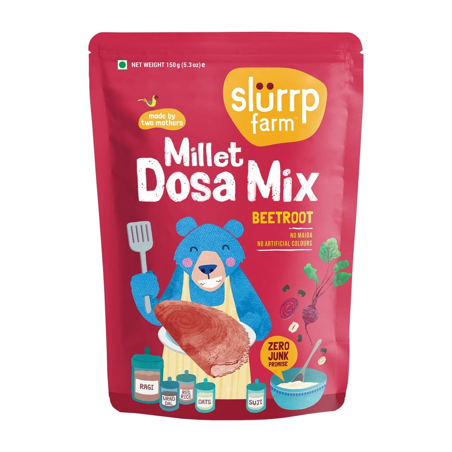 Slurrp Farm Beetroot Multigrain Millet Dosa Mix