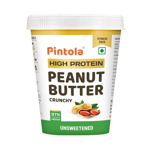 Pintola High Protein Natural Crunchy Peanut Butter