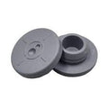 STOPPER, 13MM, STRAIGHT PLUG, ULTRA BROMOBUTYL, GRAY (1000 DISPENSING SUPPLY)