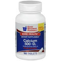 GNP Calcium + Vitamin D Tablets 500 mg, 160 Count