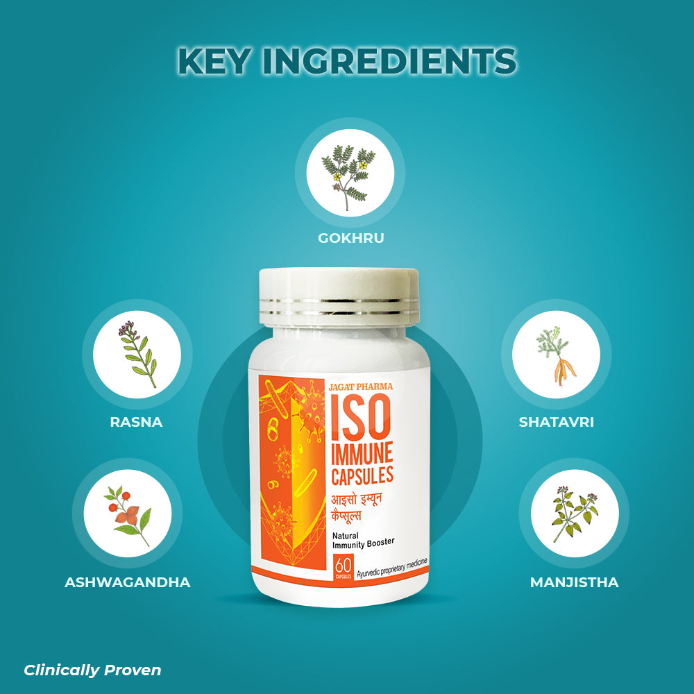 Jagat Pharma ISO Immune - Natural Immunity Booster Capsules