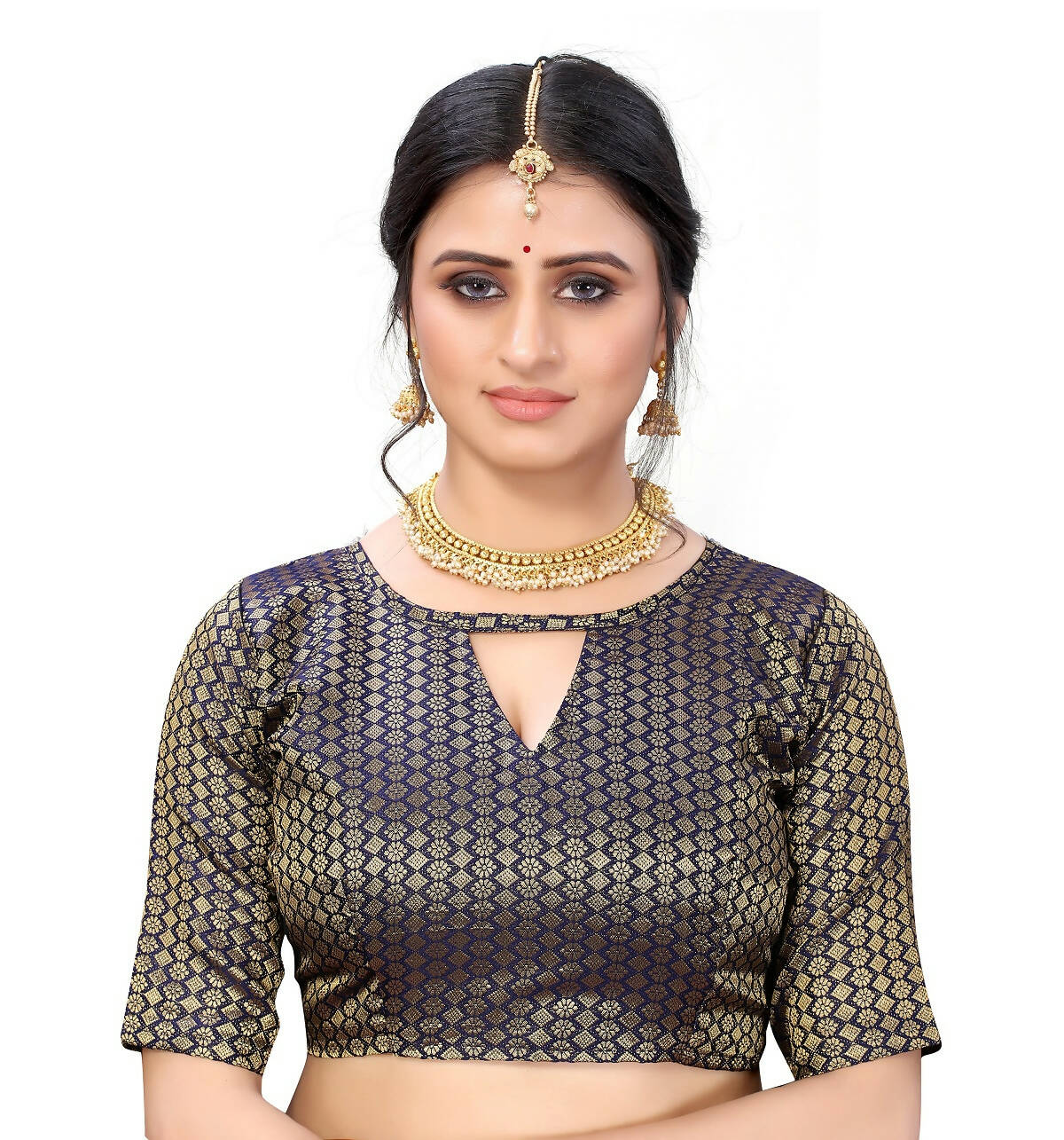 Vamika Ethnic Fire Mustard Cotton Silk Weaving Saree