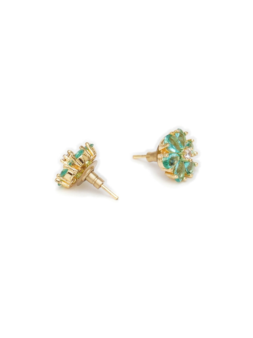 stone stud (mint green ) - Ruby Raang