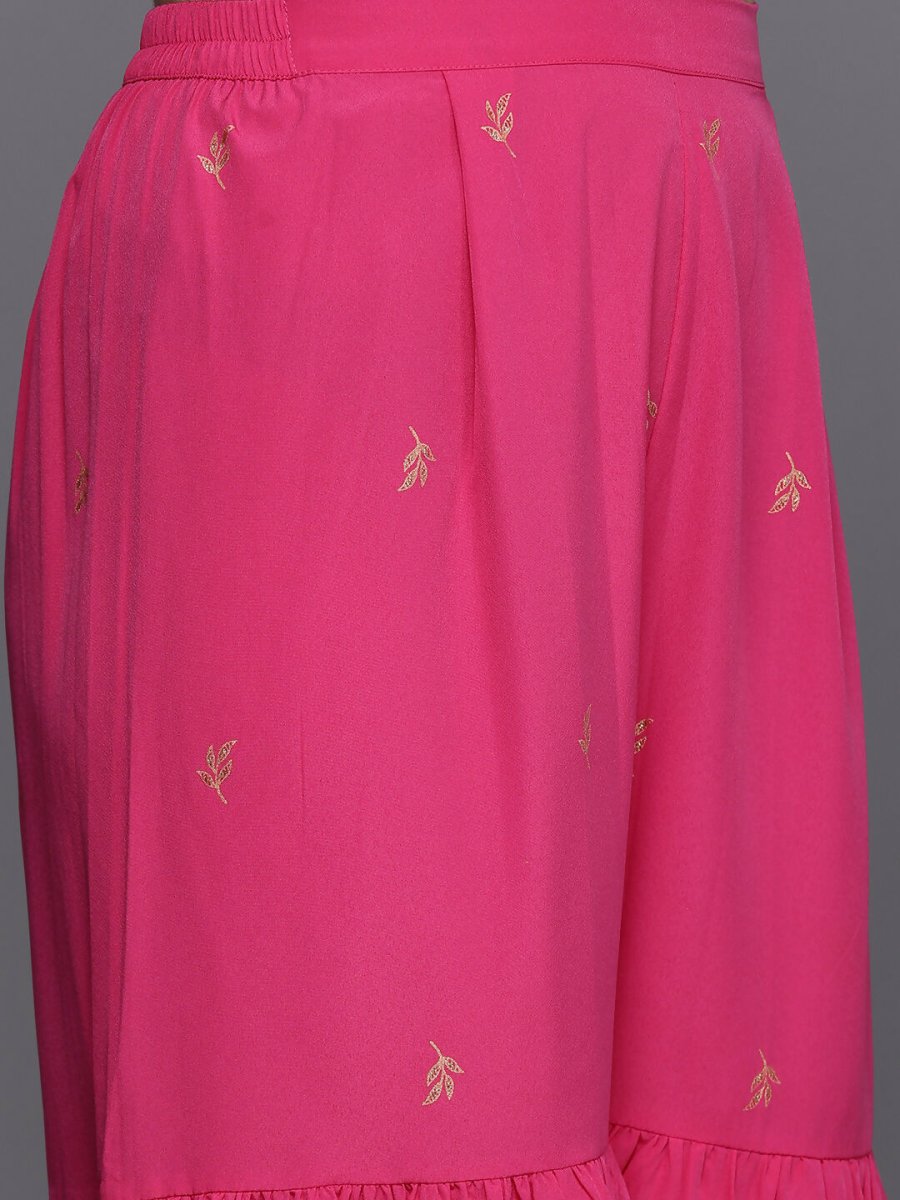 Ahalyaa Women's Traditional Wear Co-ods - Pink