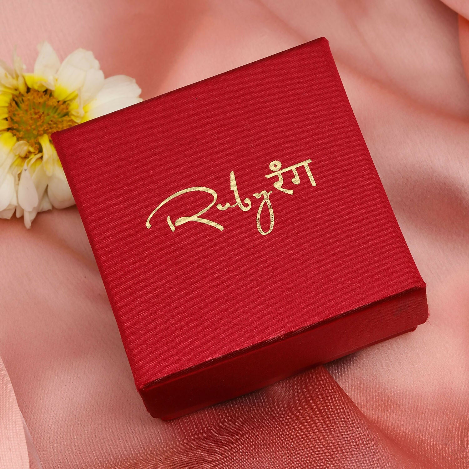 Meenakari and Diamond Studded Dangler Earrings (Gold) - Ruby Raang