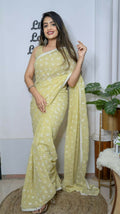 Vamsee Patangiyu Magenta Georgette Saree