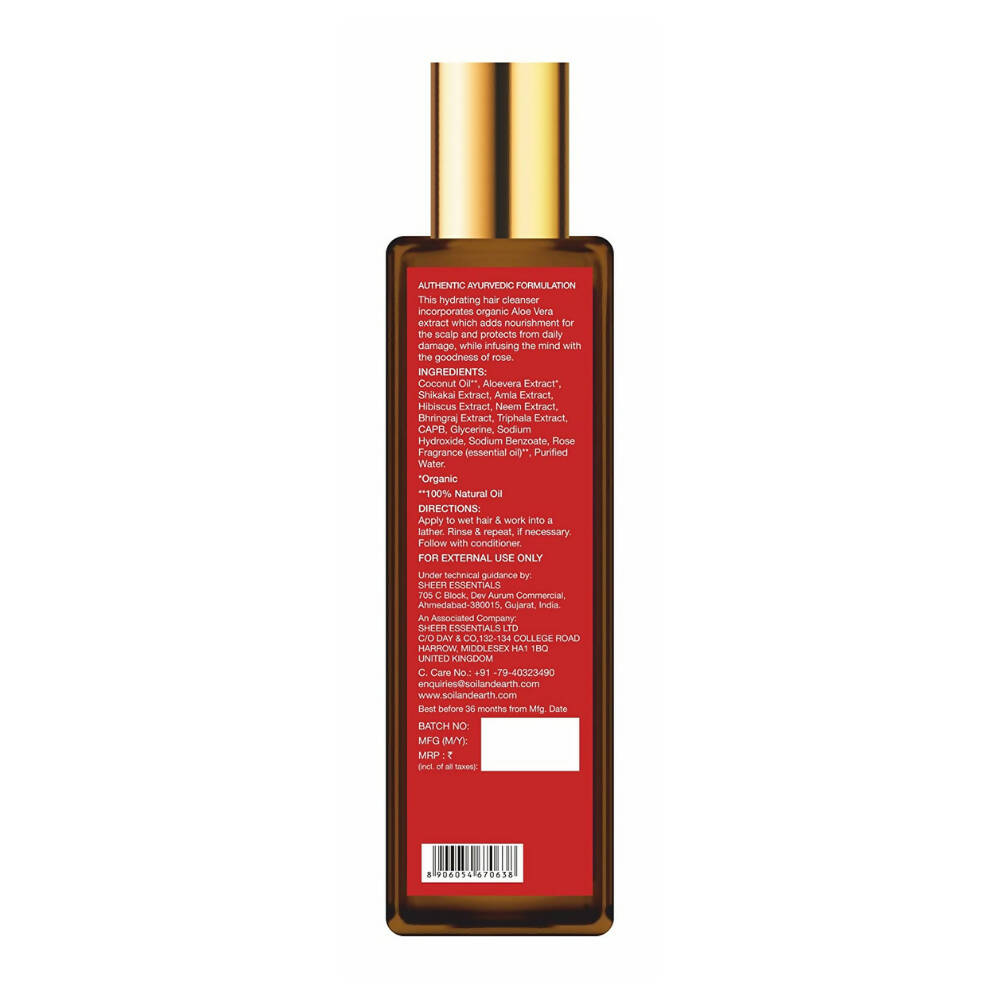 Soil And Earth Indian Rose Hair Cleanser