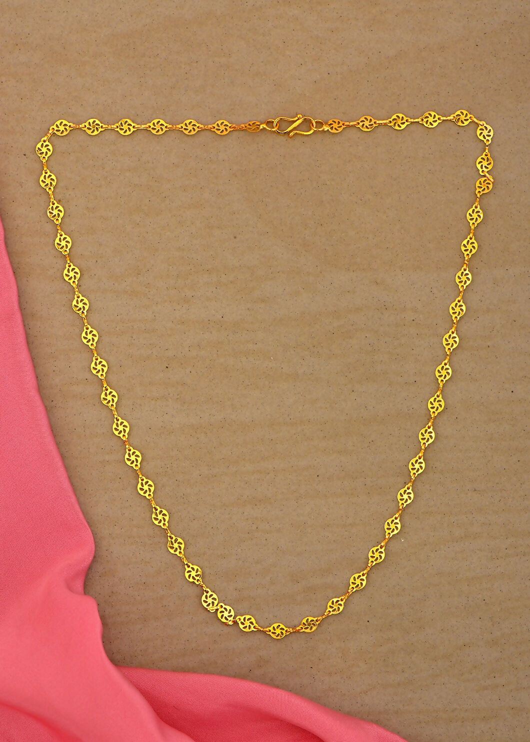 Joban Fashion Women Brass Golden Neck-Chain