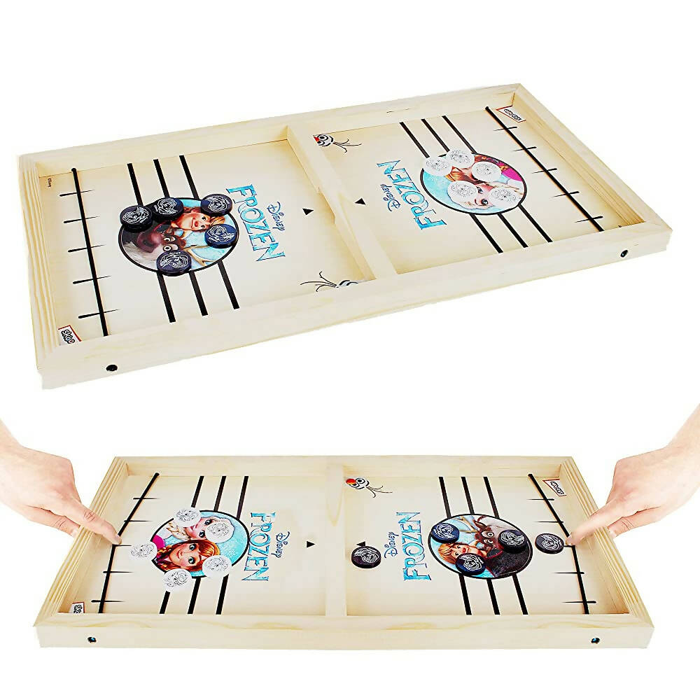 Skoodle Disney Frozen Sling Puck Game, Super Fast Portable Desktop Sport Table Board Game Tabletop Slingshot Games Toys for Kids