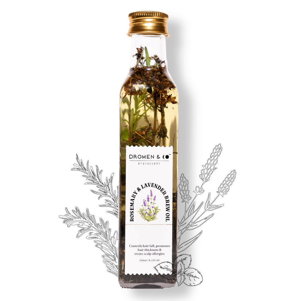 Dromen & Co Rosemary & Lavender Brew Hair Oil