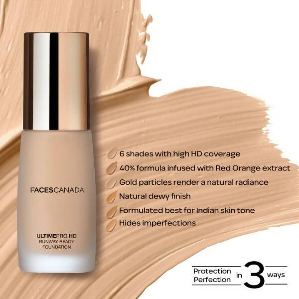 Faces Canada Ultimate Pro HD Runway Ready Foundation-Ivory 01