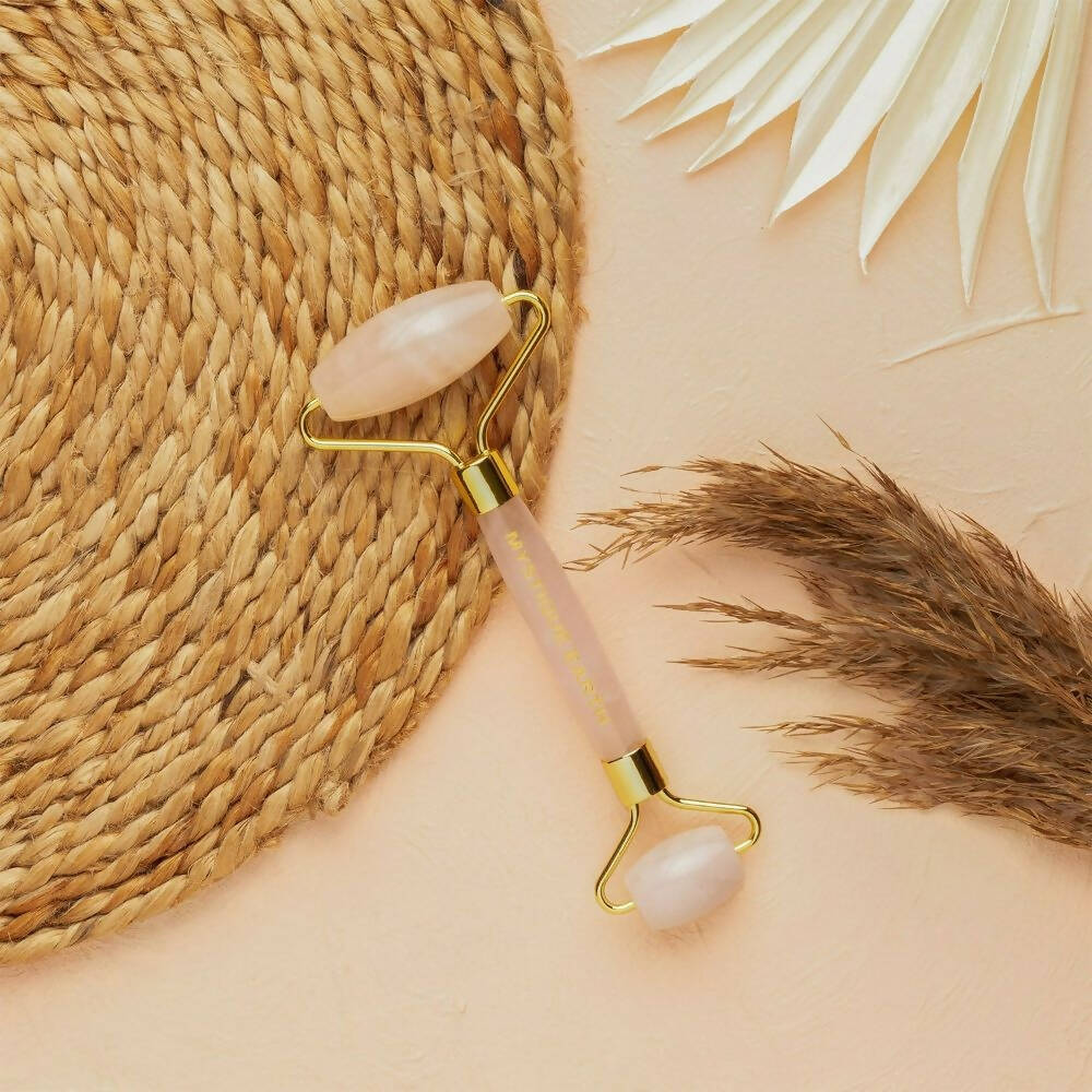 Mystique Earth Rose Quartz Roller