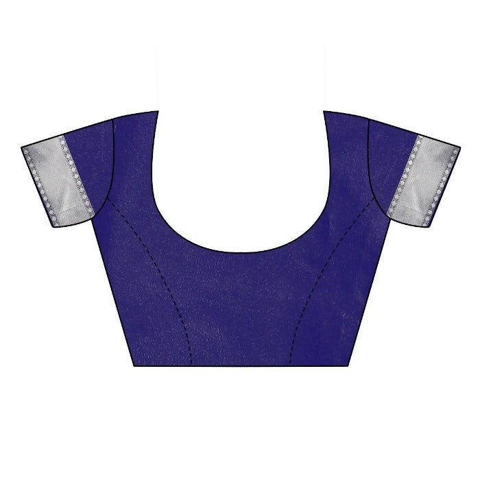 Vamika Banarasi Jacquard Weaving Blue Saree (AMEE BLUE)