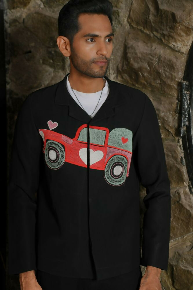 Cruise Black Shacket by Hilo Design