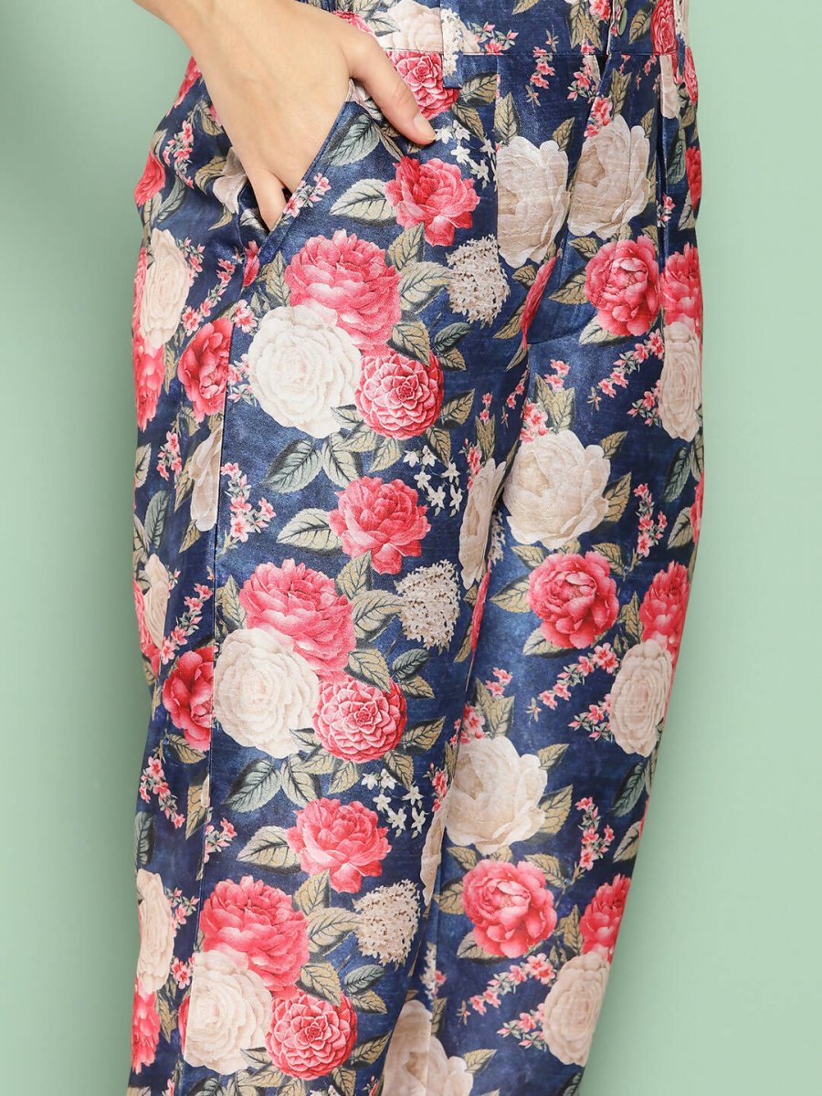 Ahalyaa Women's Traditional Wear Co-ods - Blue