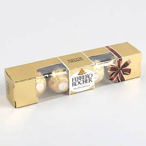 Cute Mickey Rakhi & Ferrero Rocher Box