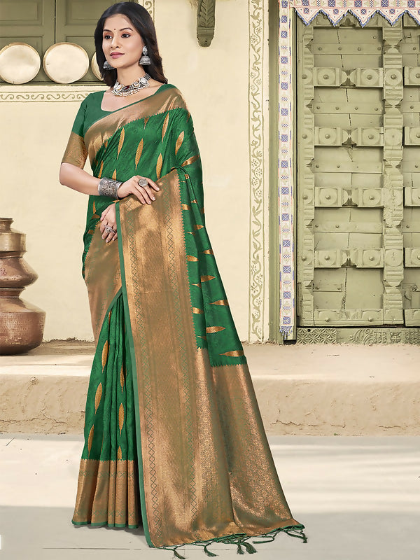 Shree Shyam Fashion Silk Green Saree