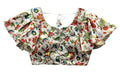 Vamika White Mate Digital Print Blouse