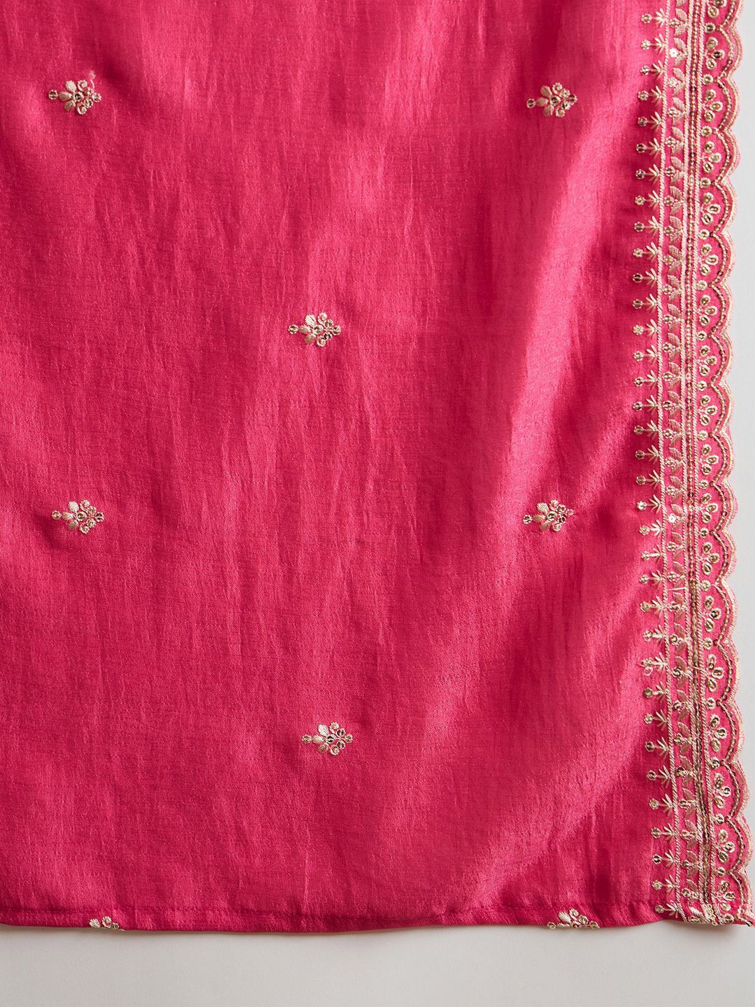 Indo Era Ethnic Motifs Embroidered Thread Work Kurta with Trousers & Dupatta