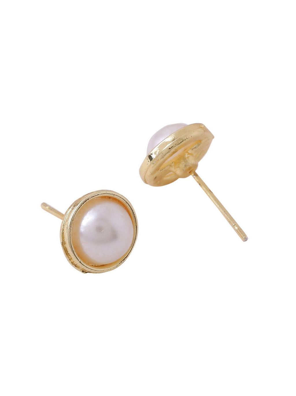 NVR Women Pearl Studded Studs Earrings