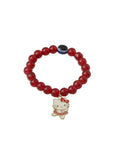 NVR Men & Women Maroon Artificial Beads Stylish Bracelet