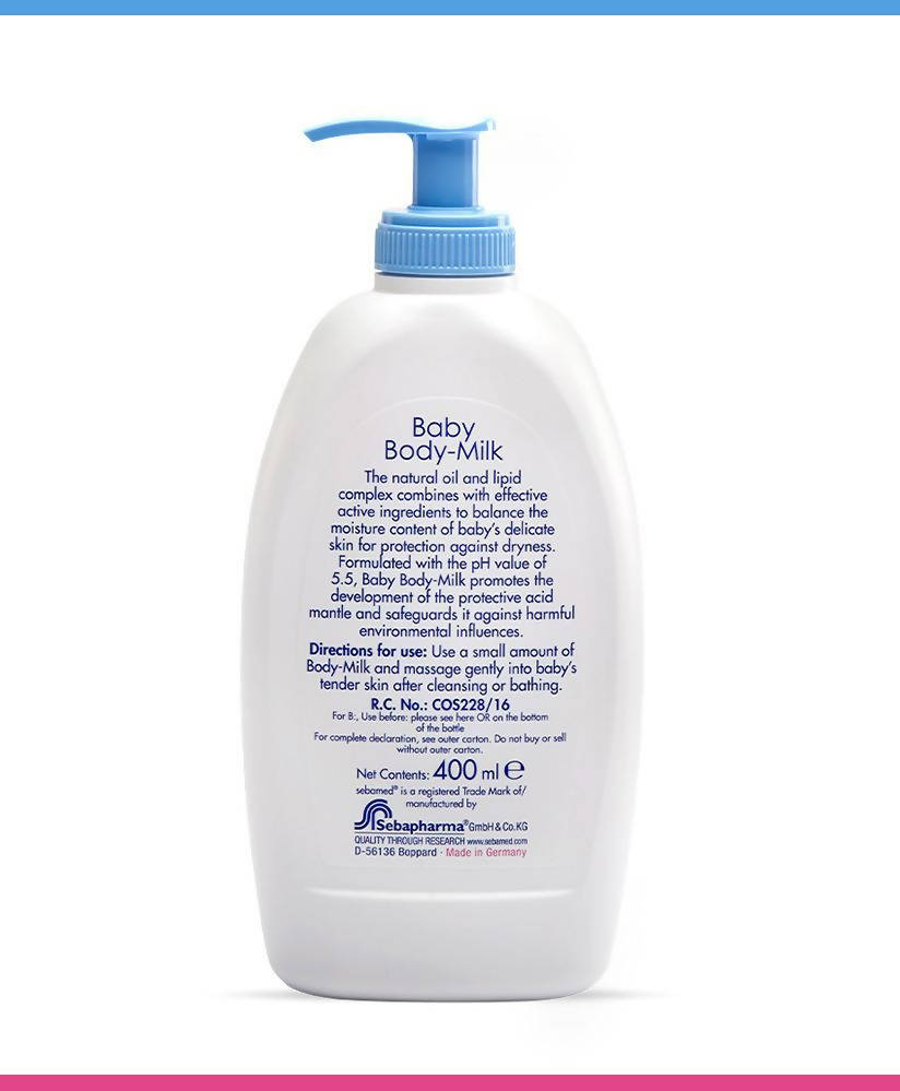 Sebamed Baby Body Milk For Dry Skin, Daily Moisturisation