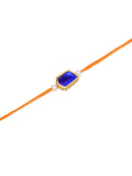 Designer kundan Rakhi - Ruby Raang