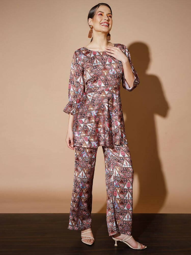 Myshka Women Multi Printed Co-Ords