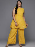 Ahalyaa Women's Traditional Wear Co-ords - Mustard