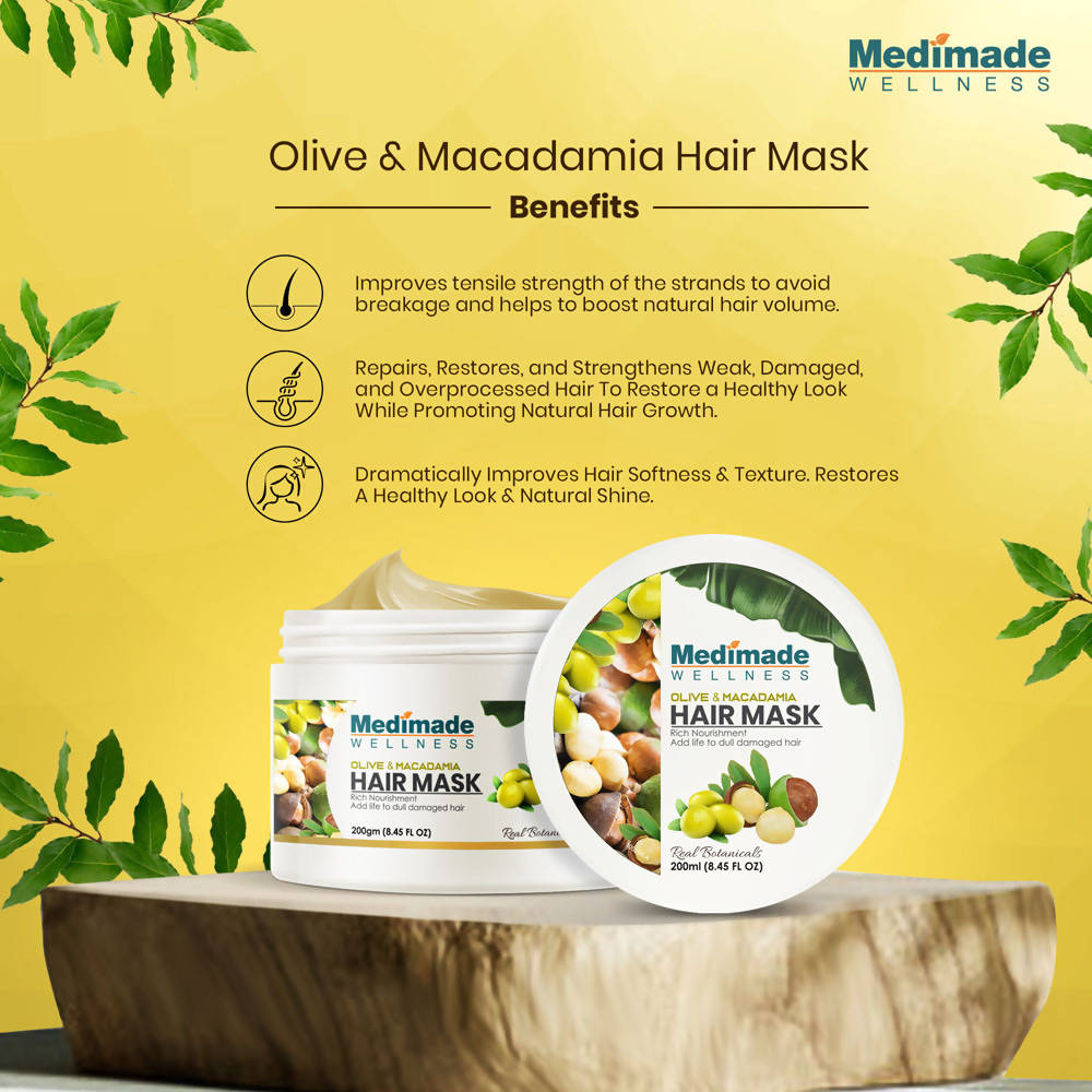 Medimade Wellness Olive & Macadamia Hair Mask