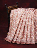 Choco Brown Netted Linen Saree By Gayathri Reddy Designer Studio