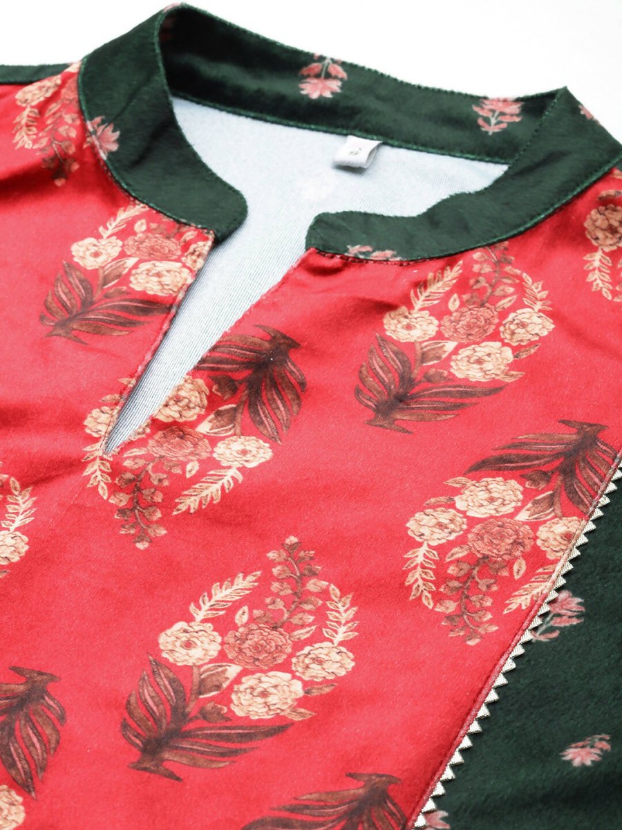 Ahalyaa Women's Traditional Wear Co-ods - Green