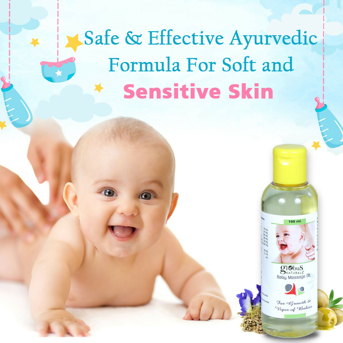 Globus Naturals Baby Massage Oil