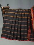 Combo of Black and Red Pure Narayanpet Cotton Saree By Gayathri Reddy Designer Studio